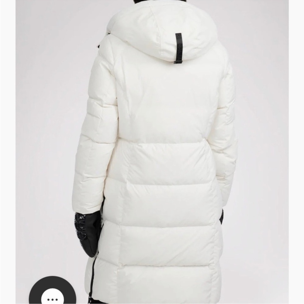PAJAR SNOW WHITE PUFFER JACKET!! Sleek gorgeous!! New!! S - Picture 4 of 10